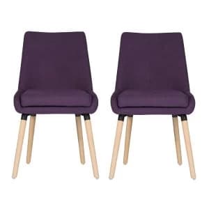 Teknik Welcome Reception/Dining Chairs 2 Pack - Plum