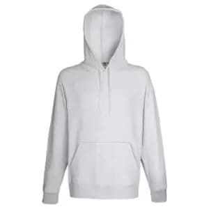 Fruit Of The Loom Mens Lightweight Hooded Sweatshirt / Hoodie (240 GSM) (XL) (Heather Grey)