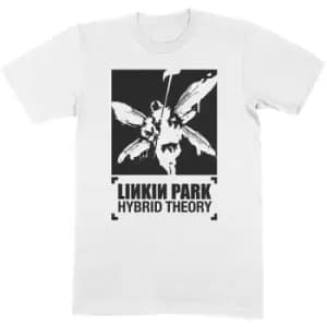 Linkin Park - Soldier Hybrid Theory Unisex Large T-Shirt - White