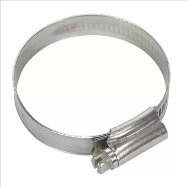 Genuine SEALEY SHCSSM Hose Clip Stainless Steel Ø38-57mm Pack of 10