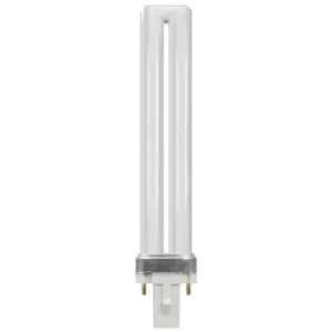 Crompton Lamps CFL PLS 9W 2-Pin Single Turn Cool White Frosted S-Type