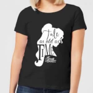 Disney Beauty And The Beast Princess Belle Tale As Old As Time Womens T-Shirt - Black