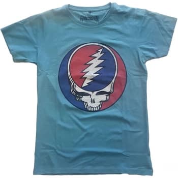 Grateful Dead - Steal Your Face Classic Unisex Large Eco-T-Shirt - Blue