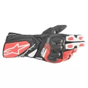 Alpinestars SP-8 V3 Black White Bright Red L