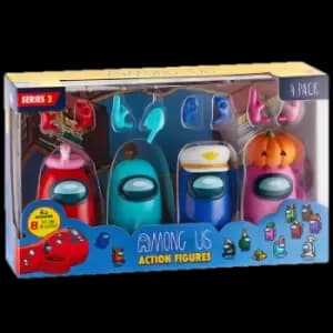 Among Us S2 Action 4 Pack Figures In Box for Merchandise