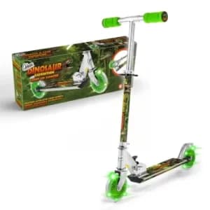 Dinosaur Scooter With Light Up Wheels (Green)