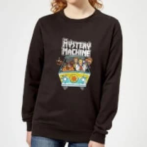 Scooby Doo Mystery Machine Heavy Metal Womens Sweatshirt - Black