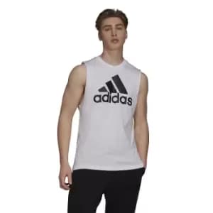 BOS Jersey Cotton Vest with Large Logo Print