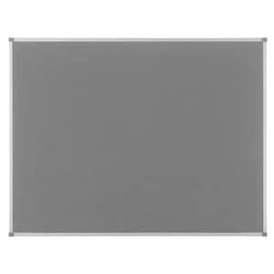 Nobo Classic 1800x1200mm Felt Noticeboard Grey with Aluminium Frame and Wall Fixing Kit