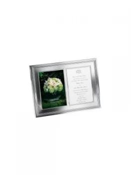 Wedgwood Vera Wang Grosgrain Double Invitation Frame 5x7
