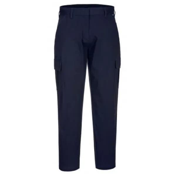Portwest Womens Stretch Cargo Trousers S233DNR40 Colour: Dark Navy