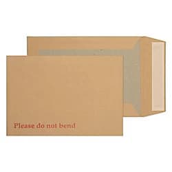 Purely Board Back Envelopes C5++ Peel & Seal 240 x 165mm Plain 120 gsm Manilla Pack of 125