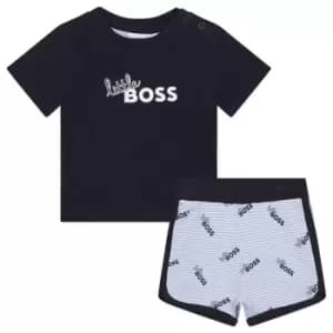 Boss Boss Ts Short Set Bb32 - Blue