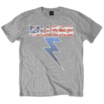 The Killers Bolt America Mens Medium T-Shirt - Grey