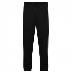 Hugo Boss Logo Jogging Pants Black/Gold Size L Men