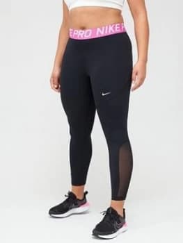 Nike Curve Pro Training Leggings - Black/Pink