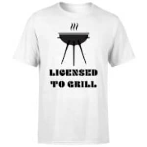 Licensed to Grill T-Shirt - White - 3XL