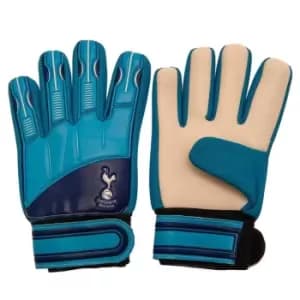 Tottenham Hotspur FC Childrens/Kids Delta Goalkeeper Gloves (One Size) (Blue/Cream/Navy)