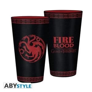 Game Of Thrones - Targaryen Large Glass