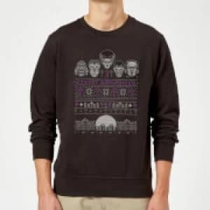 Universal Monsters I Prefer Halloween Sweatshirt - Black