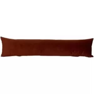Evans Lichfield - Opulence Velvet Draught Excluder Case, Sunset