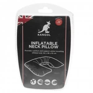 Kangol Inflatable Neck Pillow - Black