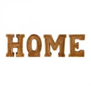 Hand Carved Wooden Embossed Letters Home