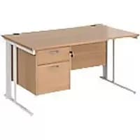 Dams International Desk MCM14P2WHB 1,400 x 800 x 725 mm