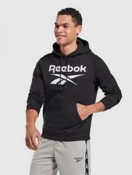 Reebok Vector Hoody, Black/White Size M Men