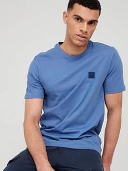 BOSS Tales T-Shirt - Open Blue, Open Blue Size M Men