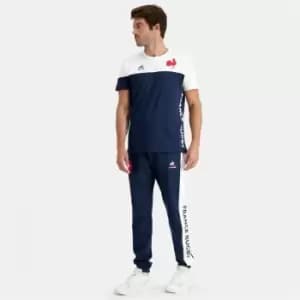 Le Coq Sportif French Football T-Shirt - Blue
