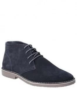 Hush Puppies Freddie Desert Boots - Navy