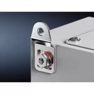 Rittal KX 1590.010 Wall mount Steel plate Silver 4 pc(s)