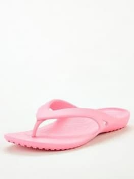 Crocs Kadee Flip Flop - Pink, Size 4, Women