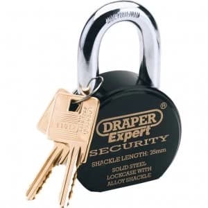 Draper Expert Heavy Duty Padlock 63mm Standard