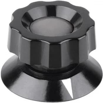 Control knob hand Black x H 59mm x 35.5mm Mentor