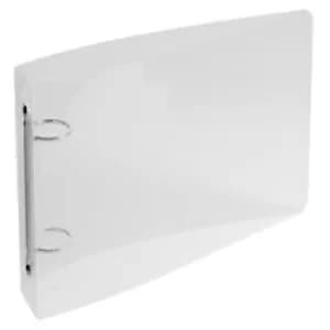 Ring Binder PP Crystal 165x240mm, 2O Ring 25mm, S35mm, Clear, Pack of 10