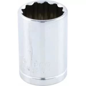 Yamoto Socket Bi-hexagon 1/2" Square Drive 19MM Chrome Vanadium (12-Point)