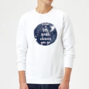 Disney Leave A Little Sparkle Sweatshirt - White