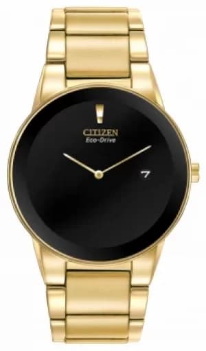 Citizen Mens Eco-Drive Axiom Gold Bracelet AU1062-56E Watch
