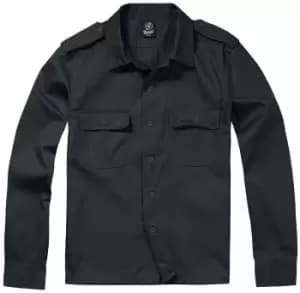 Brandit US Long-Sleeved Shirt Longsleeve black