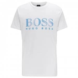 Hugo Boss Classic Logo Swim UV T-Shirt White Size M Men