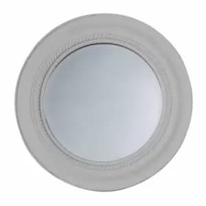 Crossland Grove Neilson Round Wall Mirror Distressed Grey - 600 x 600mm