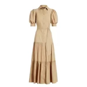 Lauren by Ralph Lauren Belted Shirtdress - Brown