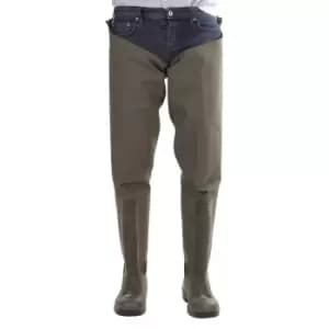 Amblers Mens Forth Waterproof Thigh Safety Wader (11 UK) (Green)