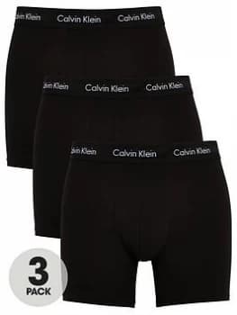 Calvin Klein 3 Pack Boxer Briefs - Black