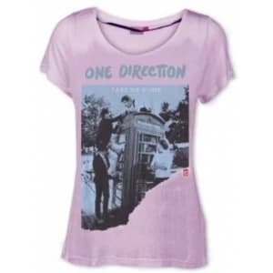 One Direction Take Me Home Pink Ripped Skinny TS: Large