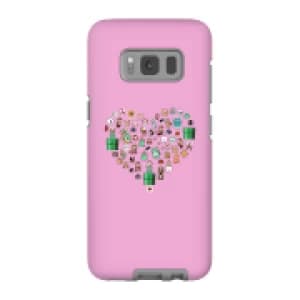 Pixel Sprites Heart Phone Case - Samsung S8 - Tough Case - Gloss