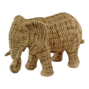 Woven Style Elephant Ornament