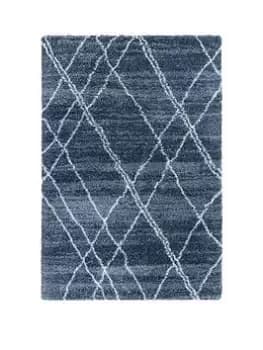 Asiatic Alto Blue/Cream Rug 160X230Cm